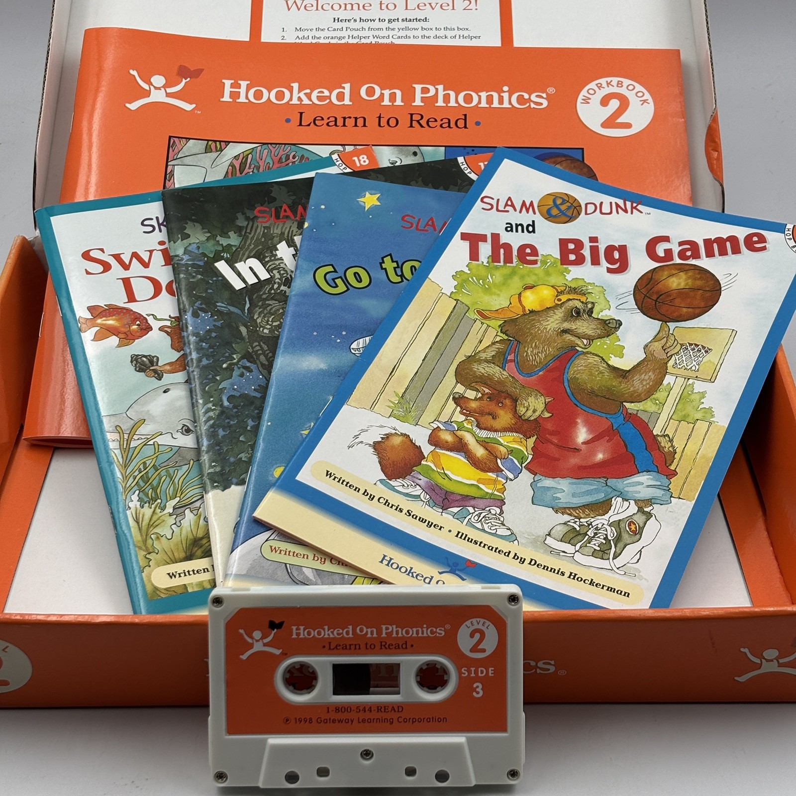 HOOKED ON PHONICS *Incomplete/Replacement Parts Levels 1 2 3 4 5 + Parents Guide