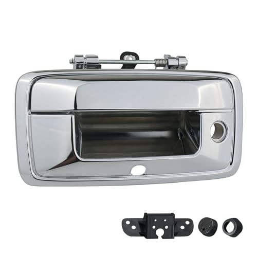 Tailgate Handle with Camera Hole Liftgate Latch Handle with Keyhole Fit for