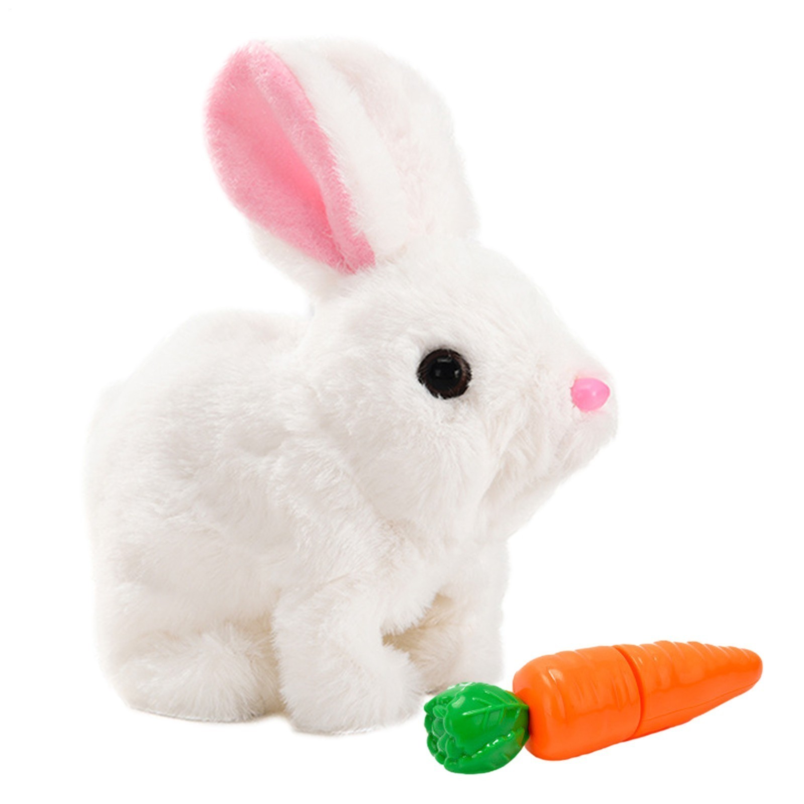 Electric Plush Rabbit Hopping Jumping Interactive Bunny Robot Toy Easter Gift