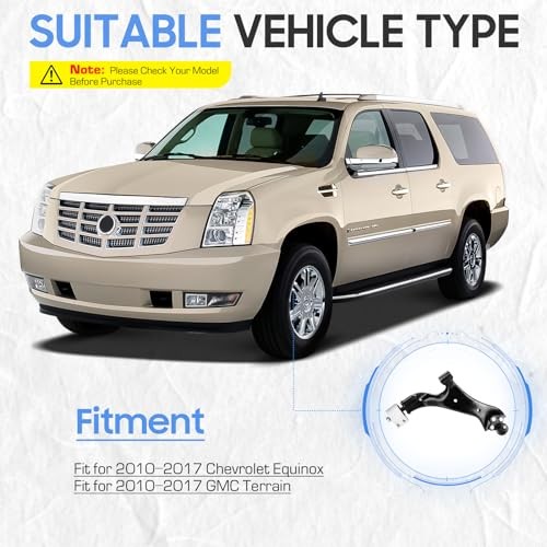 Front Lower Control Arms w/Ball Joints Sway Bar Links Replacement Suspension Kit