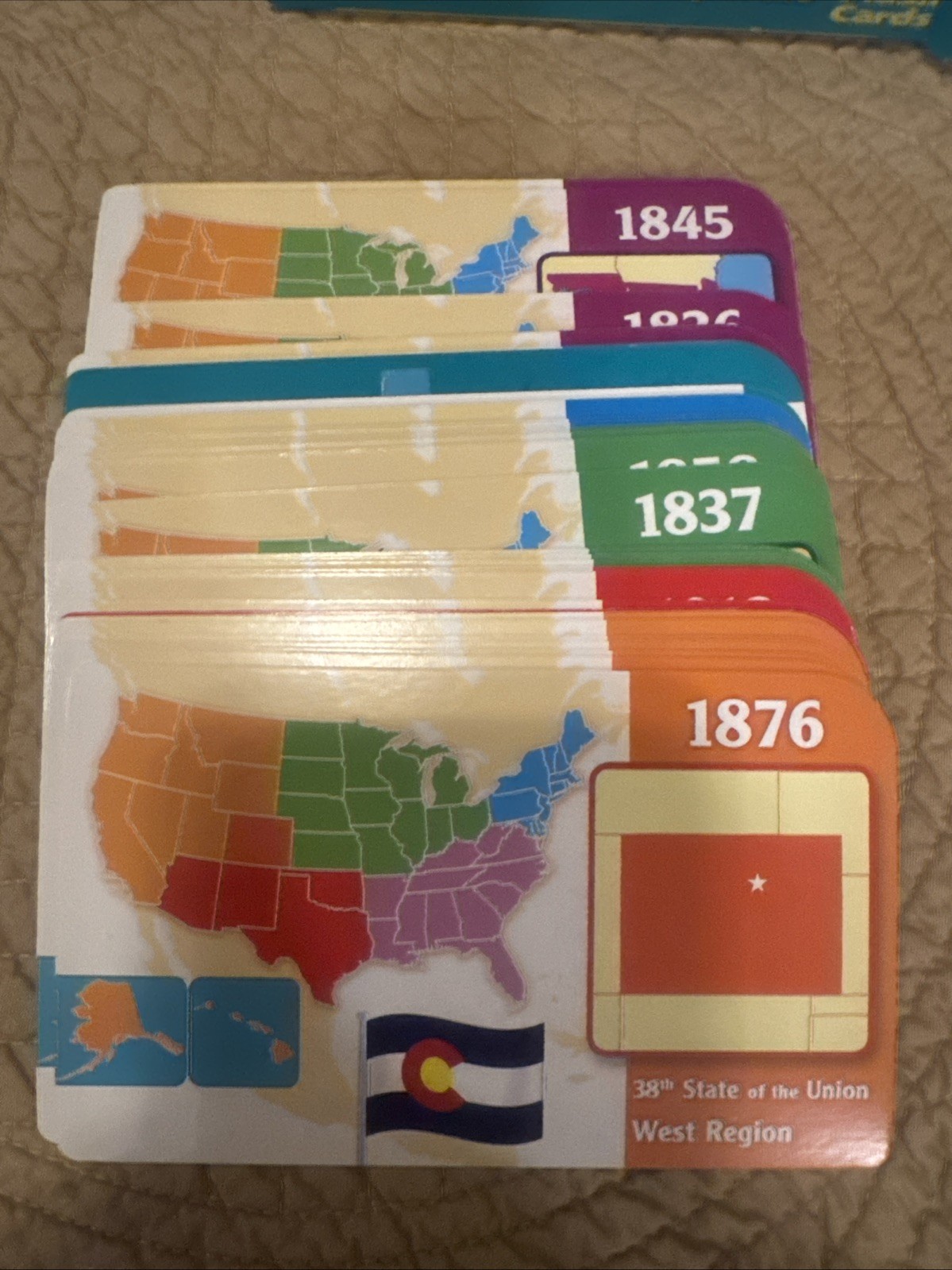 States & Capitals Pocket Flash Cards