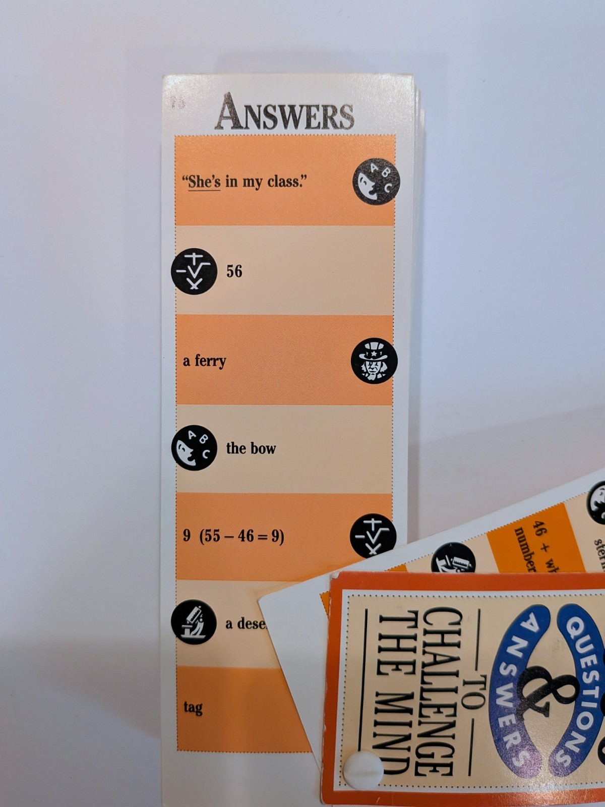 Brain Quest Vintage 1992 Edition DECK TWO 2nd Grade Knowledge 1000 Q&A Ages 7-8