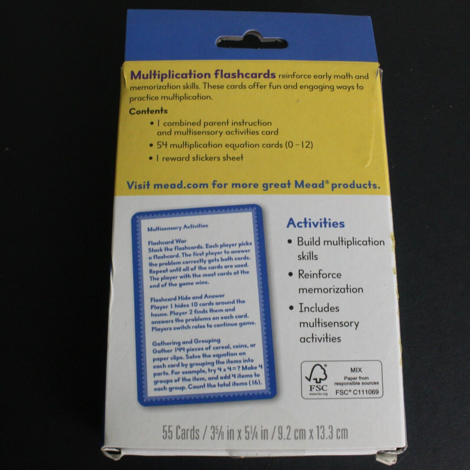 Kids Learning Flash Cards, Lot of 3: Addition Multiplication National Geographic