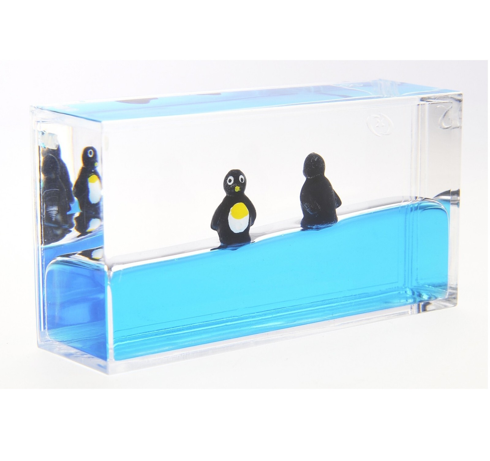 Liquid Motion Mini Penguin Paperweight