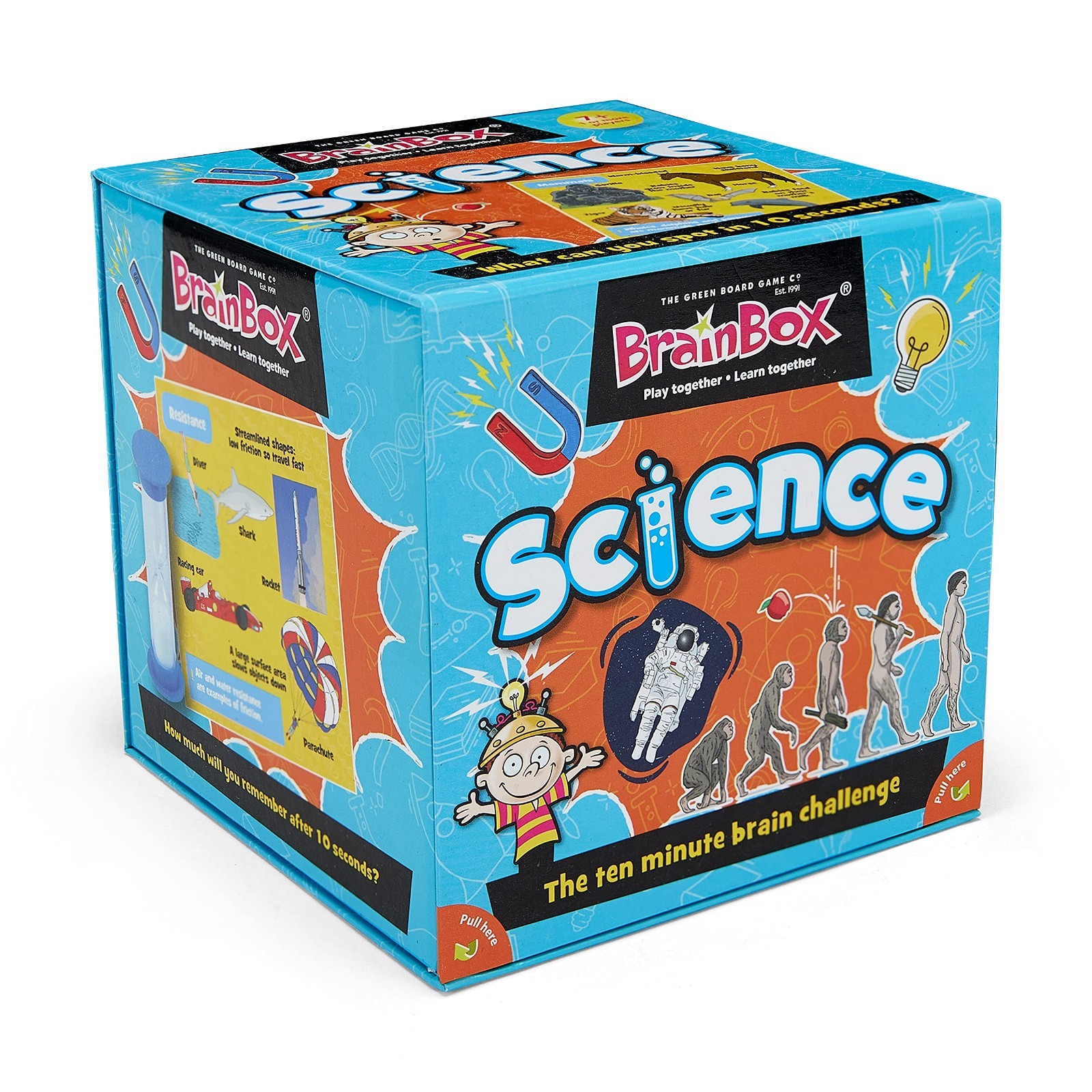 BRAINBOX SCIENCE NEW BRAIN CHALLENGE CARD GAME – NO USA TARIFFS
