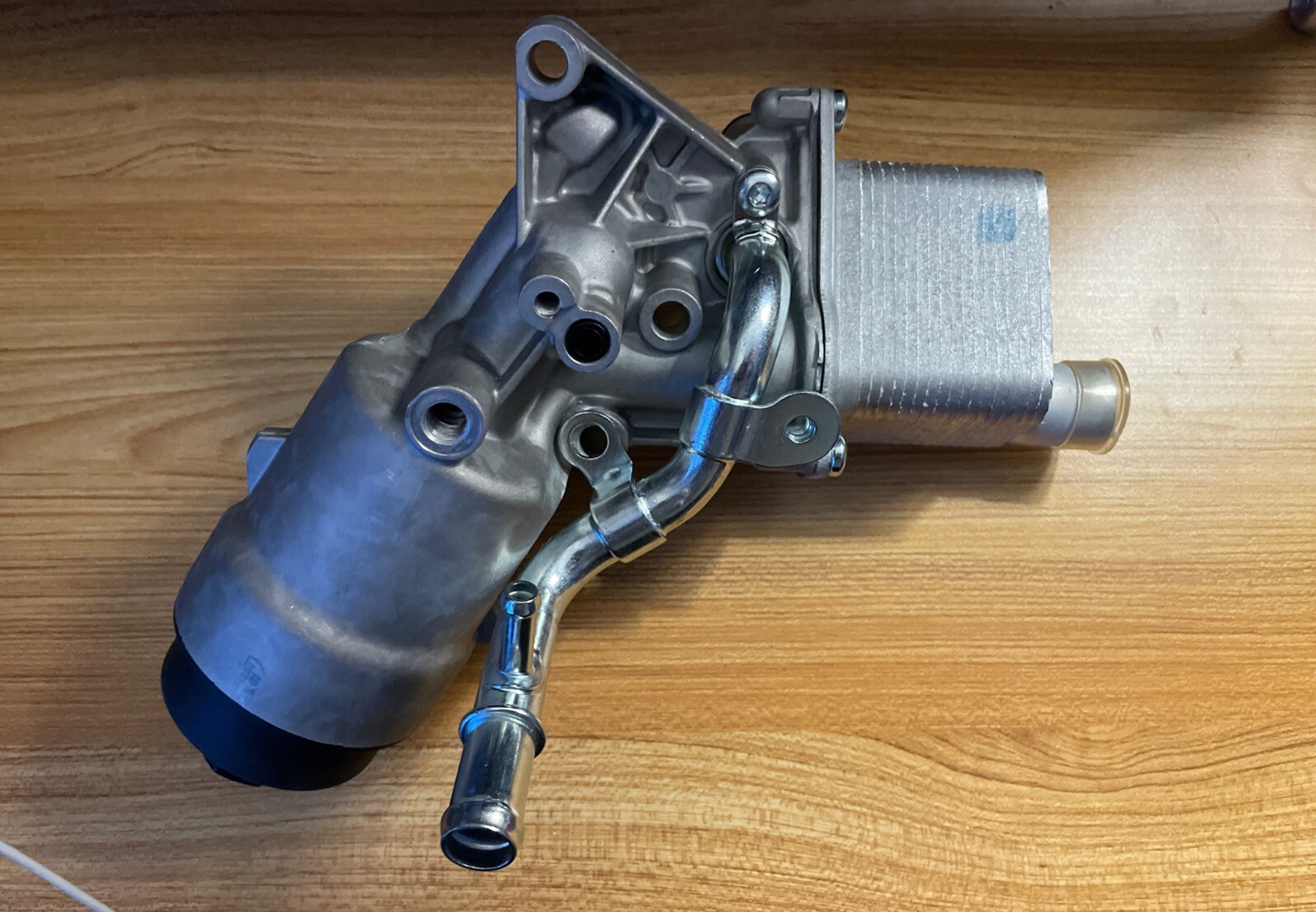 55566784 Engine Oil Cooler Filter Housing Assembly Adapter with Filter Insert,