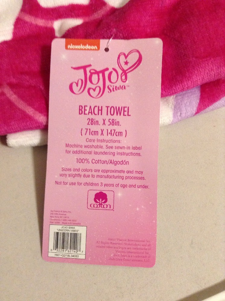 Unicorn Cotton Beach Towel (28X58)