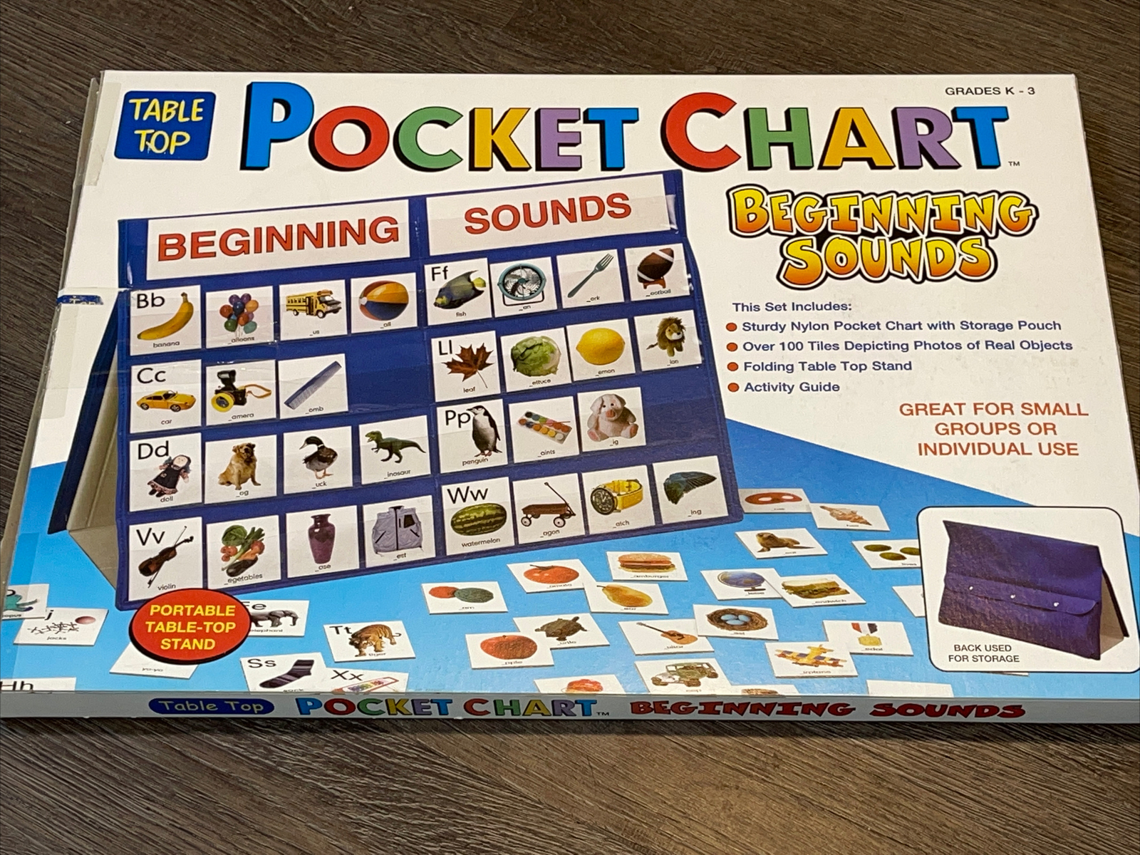 Table Top Pocket Charts – Beginning Sounds Skills Learning Teacher Aid K-3