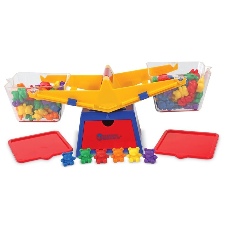 Baby Bear Balance Set Counting Bears Preschool Kindergarten Learning Math Weight