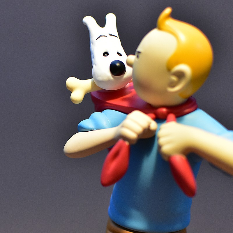 The Adventures of tin: Snowy Assembled Scene Figure Model Ornament – Gift