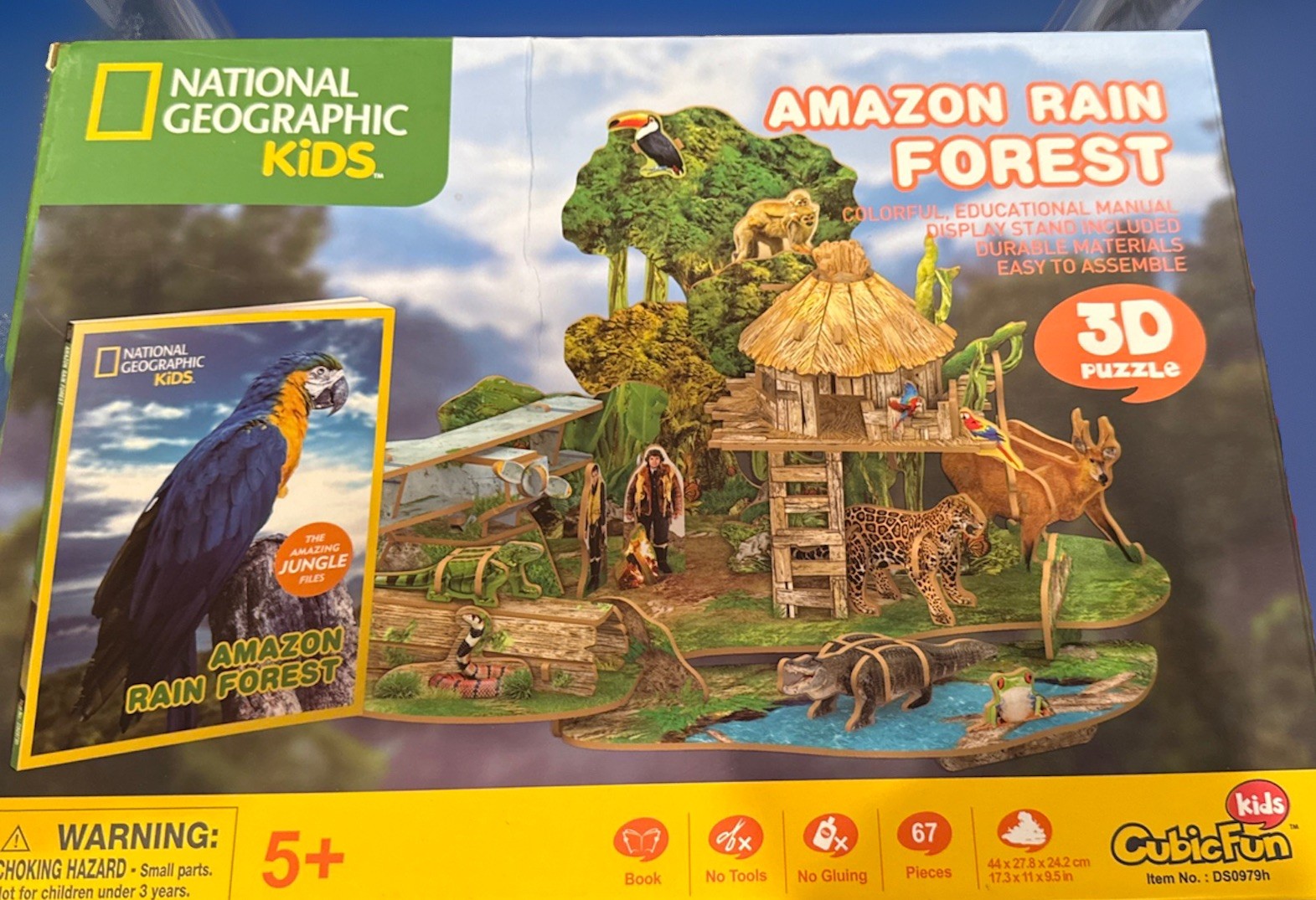 Puzzle National Geographic Kids Amazon Rainforest 3D Puzzle