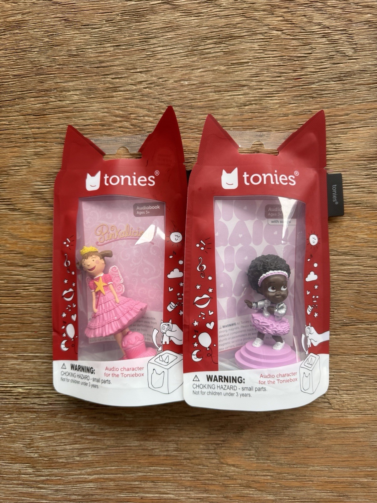 Lot Of 2 New Tonies Qai Qai – Invisible Universe Tonie & Pinkalicious