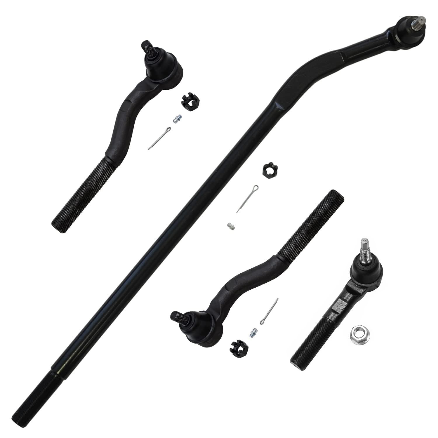 Jeep Wrangler 2007-2018 Front 4pc Tie Rods Kit Axle Repair Parts 4×4