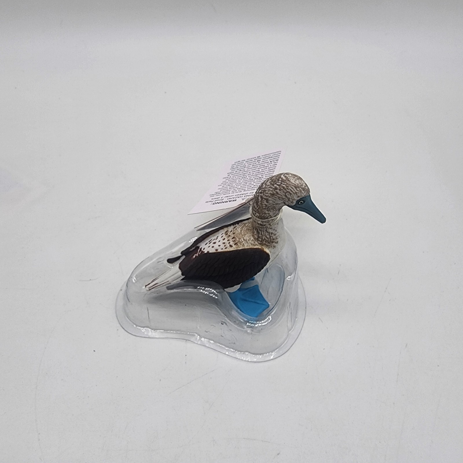 Blue Footed Booby, Bird, Very Realistic Rubber Model, Hand Painted Figurine 3″