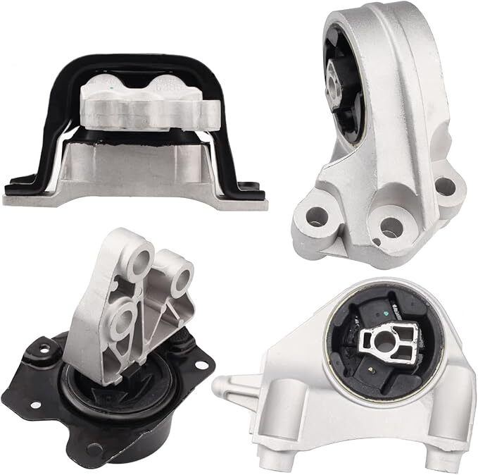 Set of 4, Engine Motor and Transmission Mounts Compatible with 10-17 Captiva