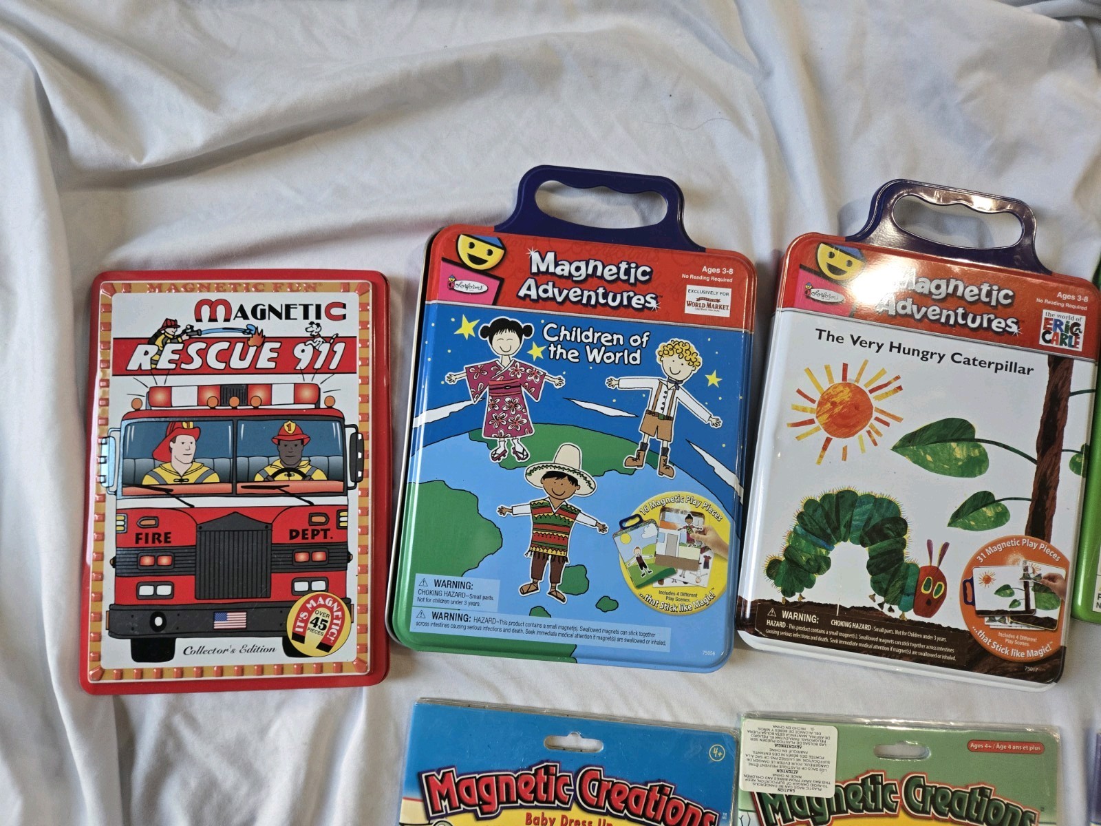 Lot Of 11 Magnetic Adventues Creations Scene Books Classroom OT Teacher Dolls