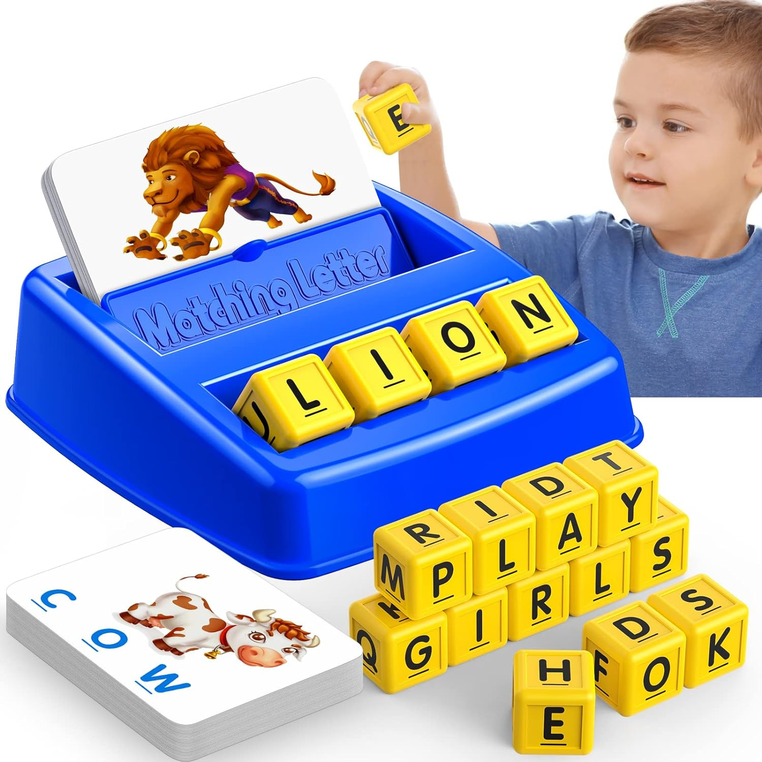 Learning Games for Kids Ages 3-8, Matching Letter Game for Kids Toys Ages 3-8…