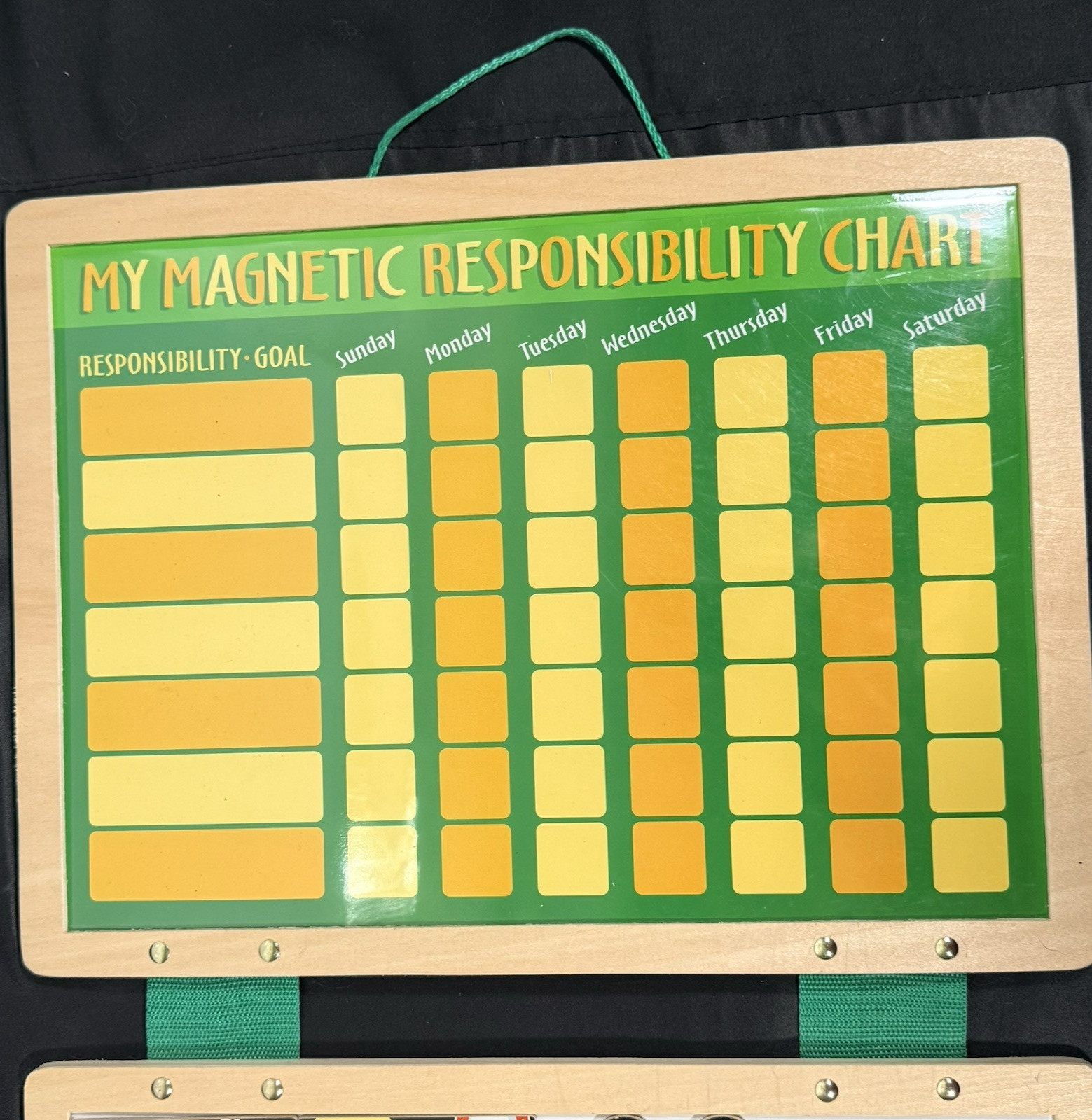 Melissa and Doug Deluxe Magnetic Chore Responsibility Chart With 89 Magnets