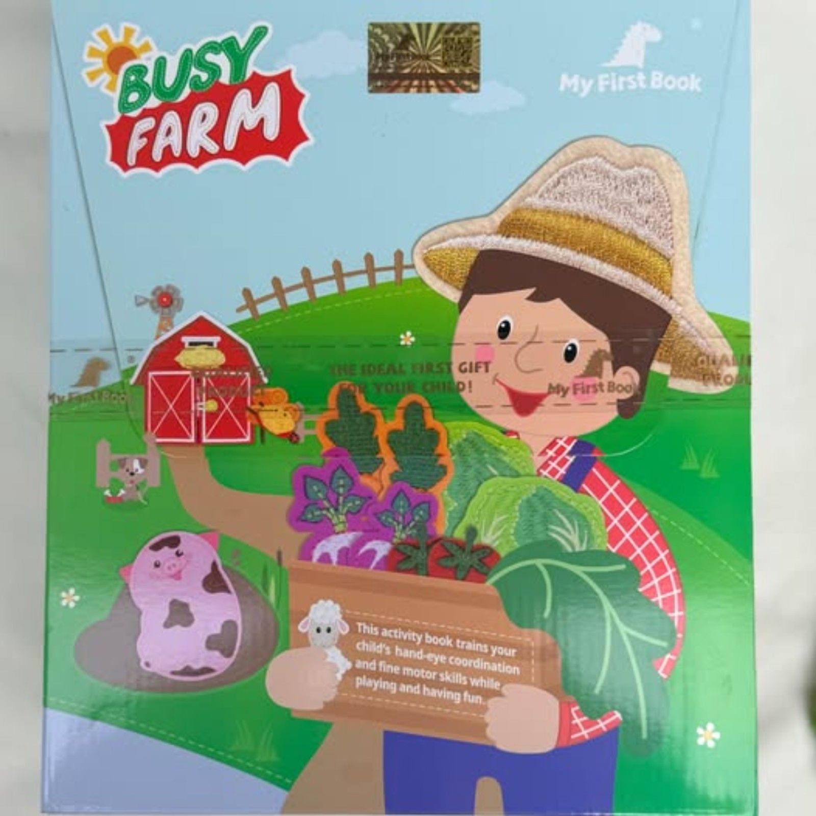 My First Book Busy Farm Montessori Activity Book – New in Box
