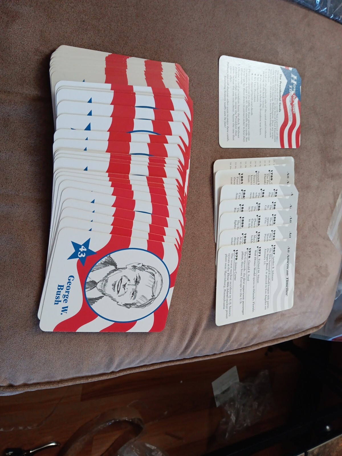 THE PRESIDENTS FACT PACK 50 CARDS. PRE OWNED CONDITION