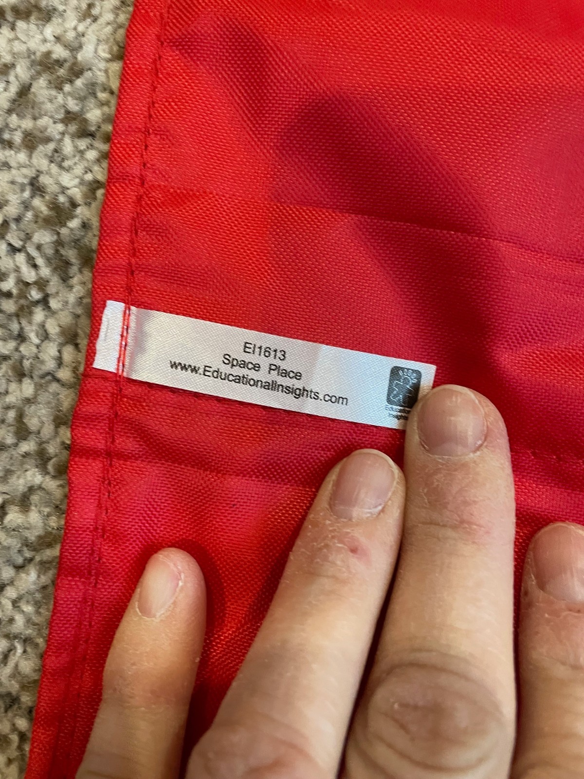 Educational Insights Set of 2 Pocket Charts, Red, 54×14, Long, Schedule, Classrm
