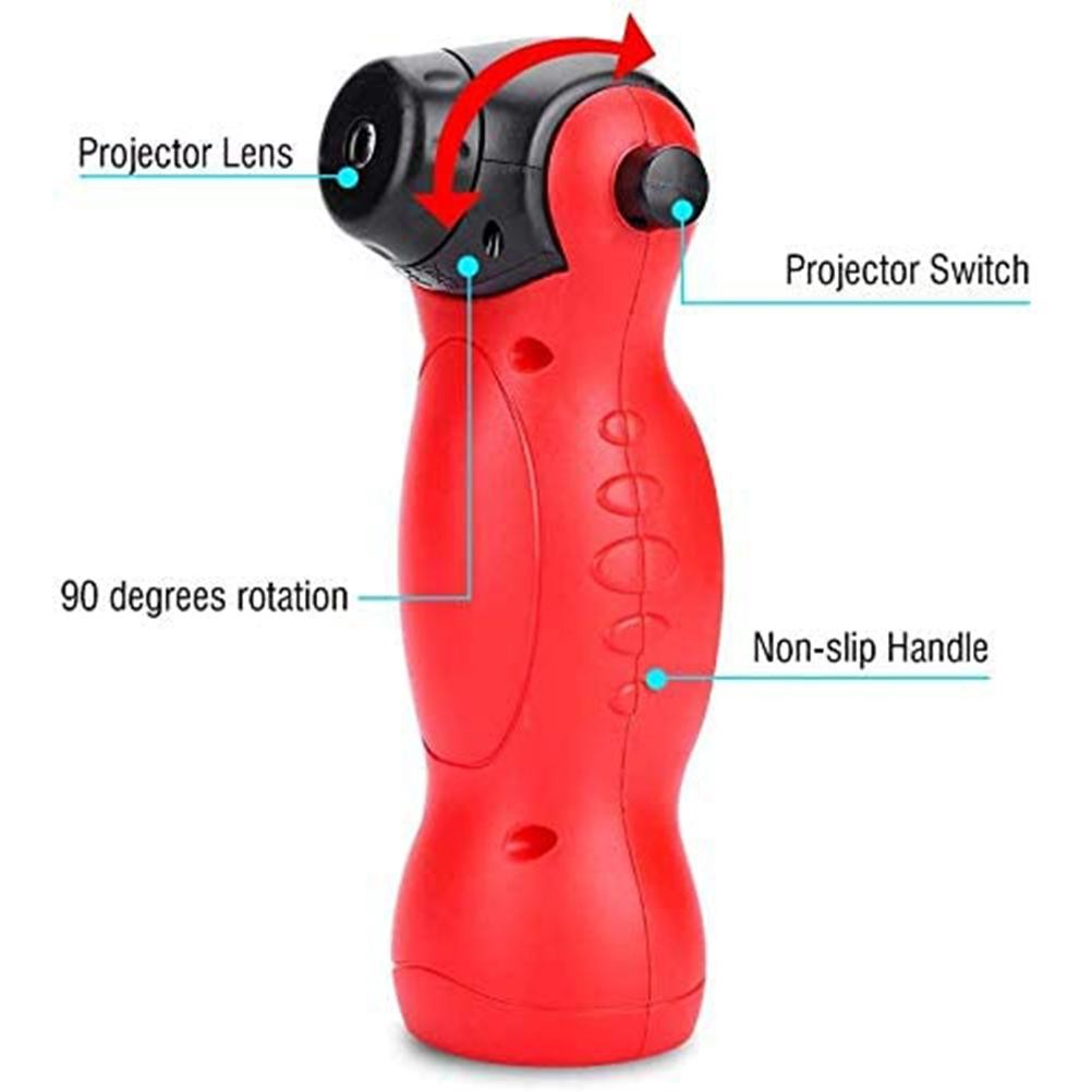 Kids Projection Flashlight 24 Patterns Cartoon Dinosaur Flashlight Pattern