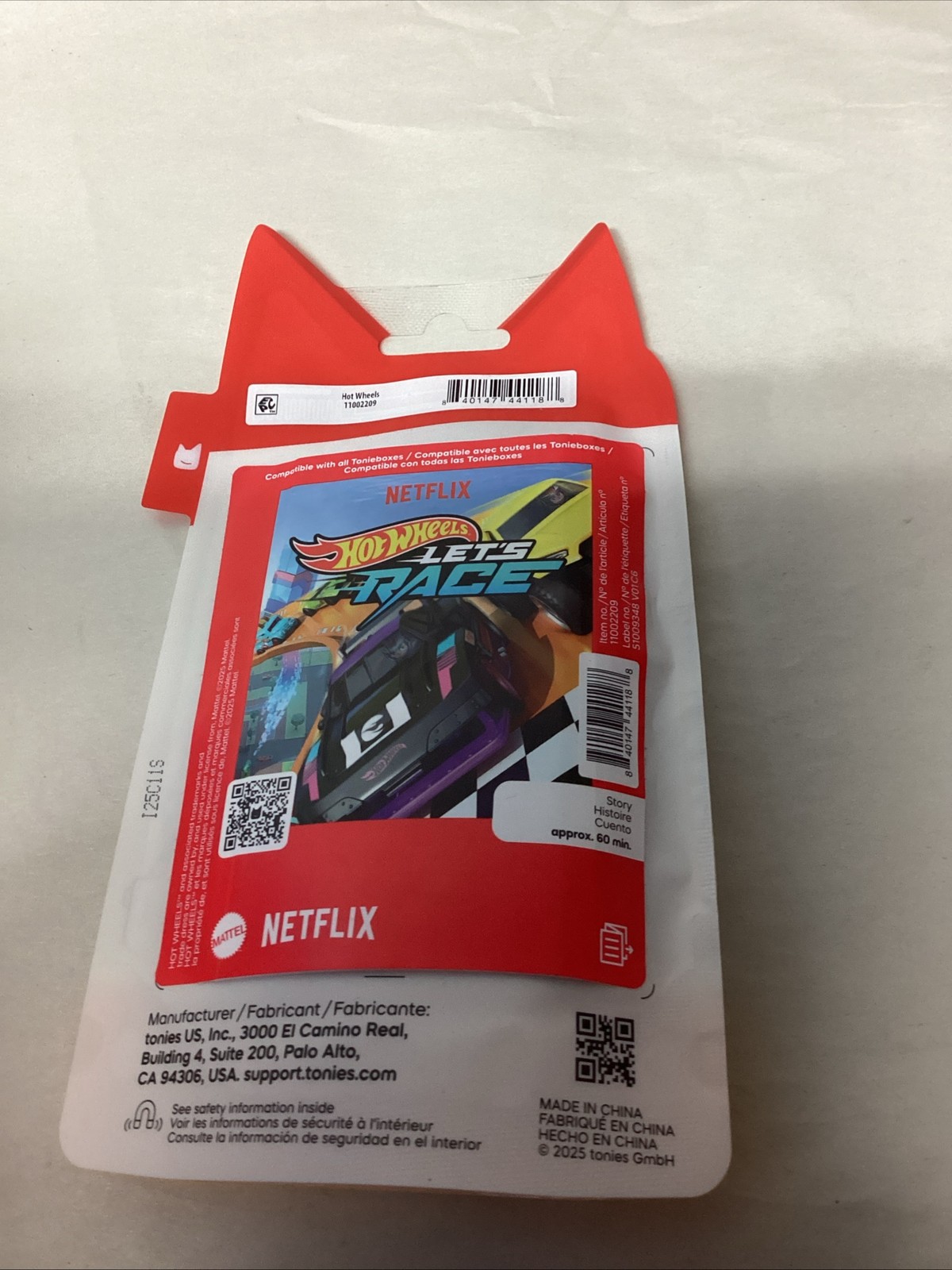 Tonies – Hot Wheels Tonie – Let’s Race Adventure – Netflix NEW