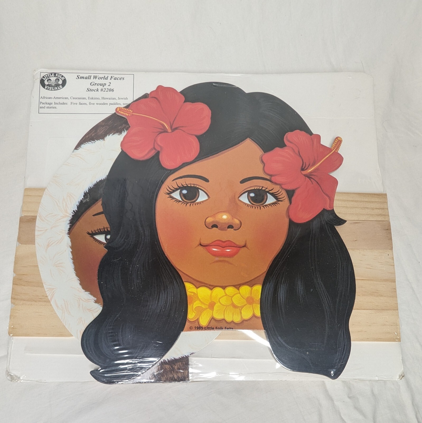 Little Folk Visual Small World Faces Ethnicity Nationality Learning Aid 10 Faces