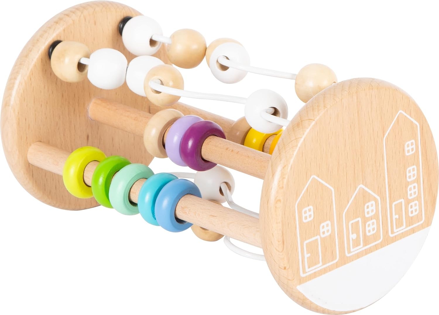 Small Foot 10630 Motor Activity Bead Sounds, made of wood, with bead maze and sl