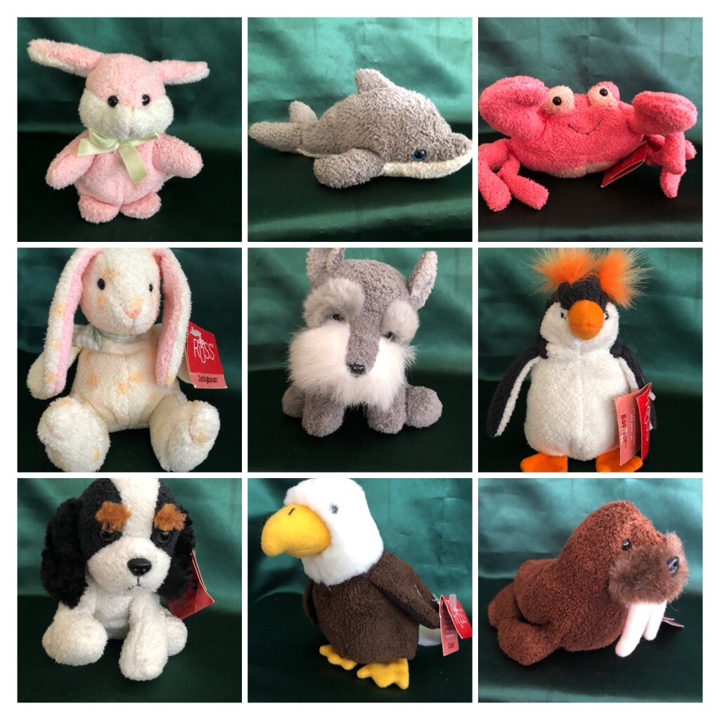 ASSORTED RUSS BERRIE – LUV PETS – CHAMOIS PLUSH COLLECTION – YOU CHOOSE!