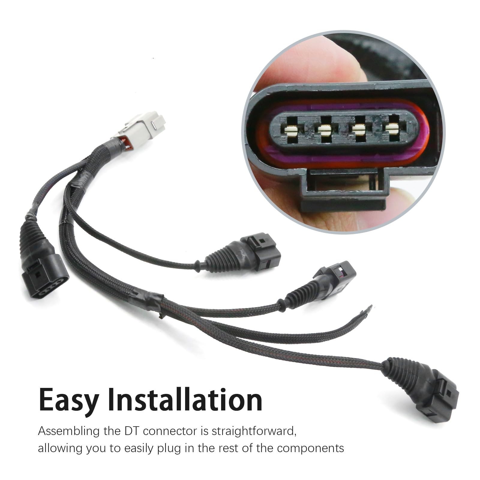 06B998018T Ignition Coil Wiring Harness, Replacement for A4 1.8L L4 Turbo 199…