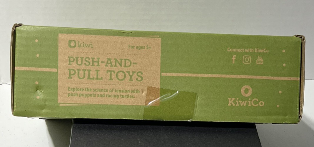 Kiwi Crate Kiwi Co STEM Project Push-And-Pull Toys Educational Toys Crafts NEW
