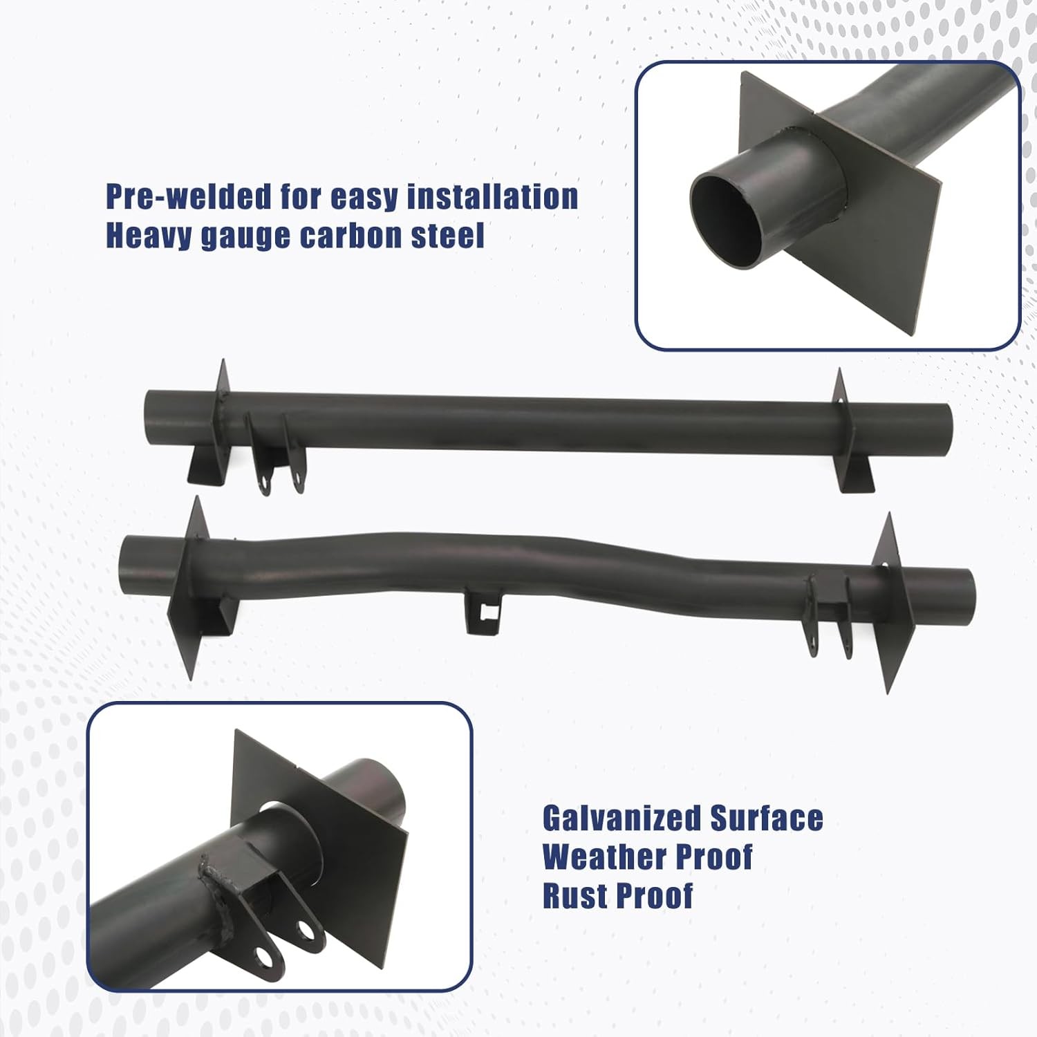 Mountainpeak Rear Fuel Tank Support Crossmember and Upper Shock Mount