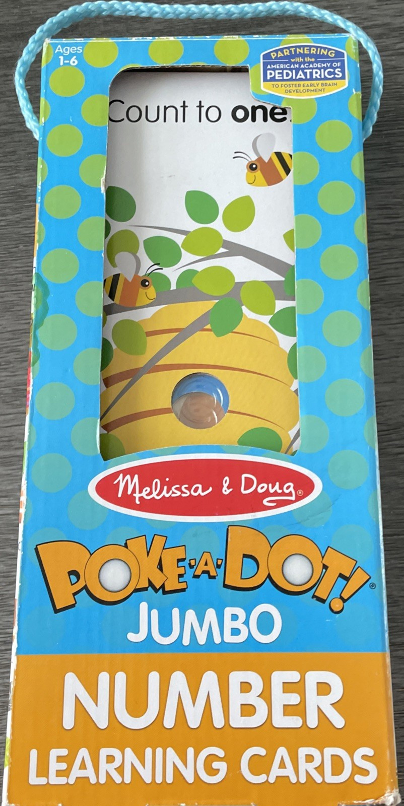 Melissa & Doug Poke A Dot Jumbo Alphabet Learning Cards Double Sided Cards