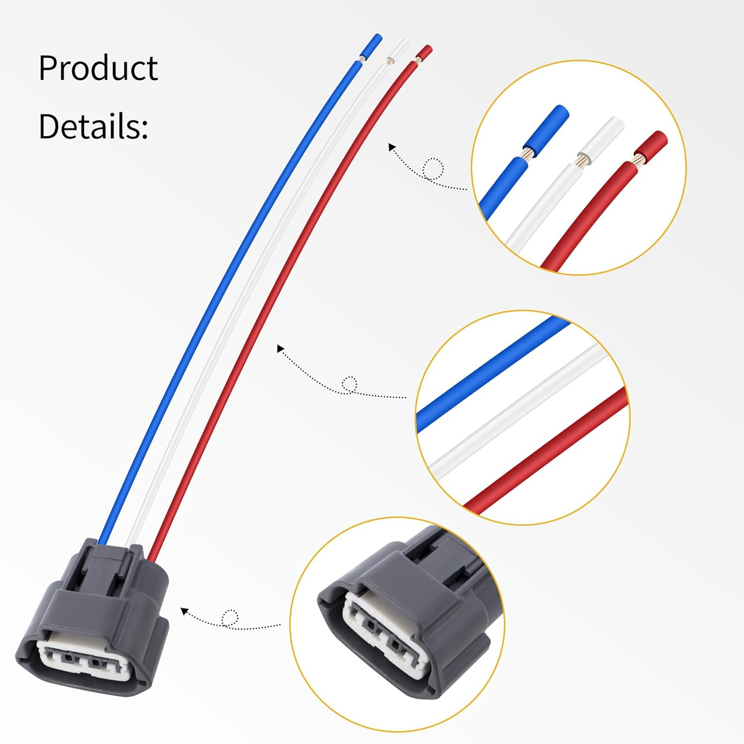 Ignition Coil Connector Plug Wiring Harness Pigtail Replacement for Nissan Altim