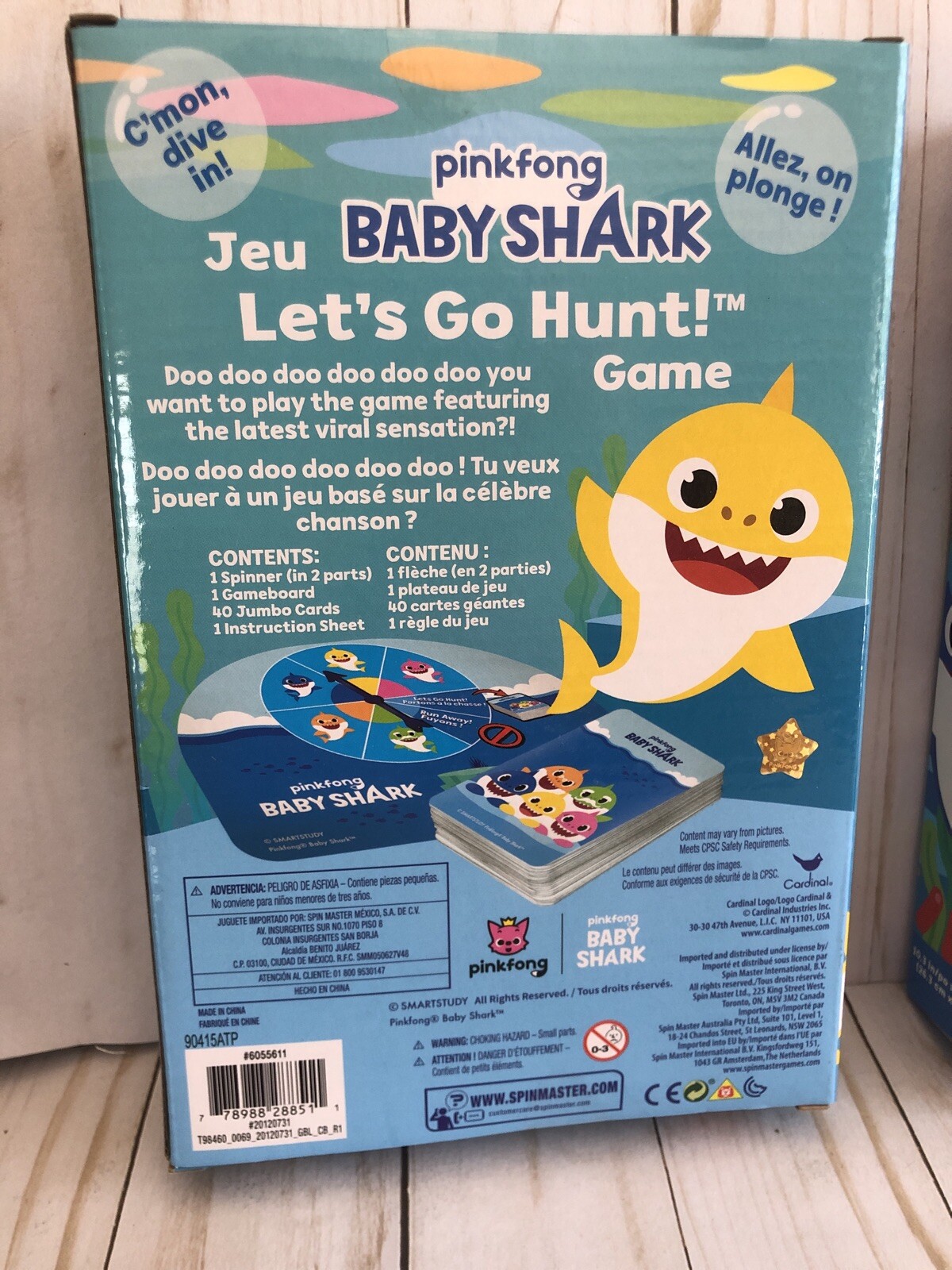 Baby Shark Lets Go Game + Ice Cream Puzzle + Coloring Book + Crayola Crayons New