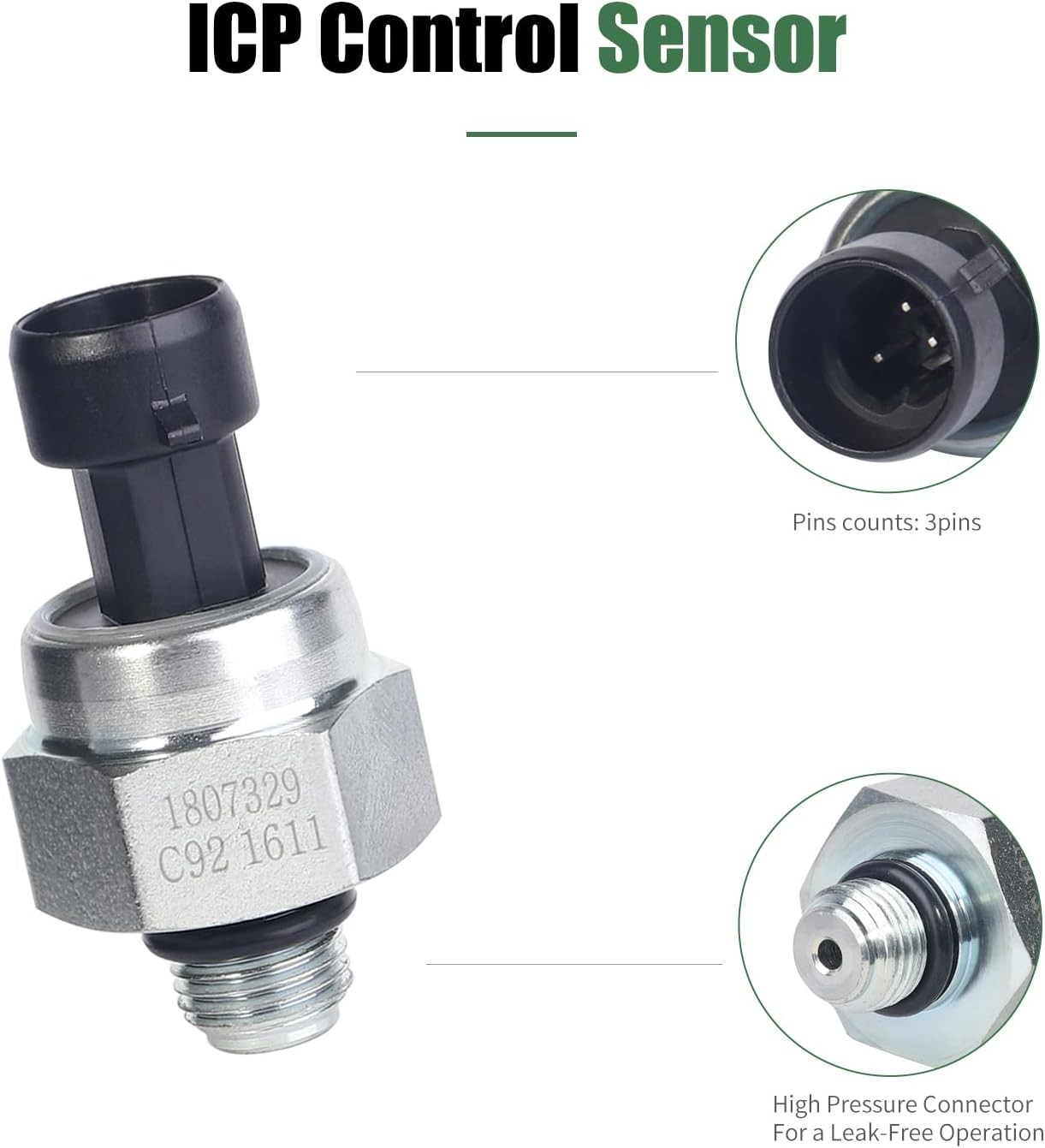 7.3 Powerstroke IPR Valve & ICP Sensor with Pigtail for Ford Super Duty