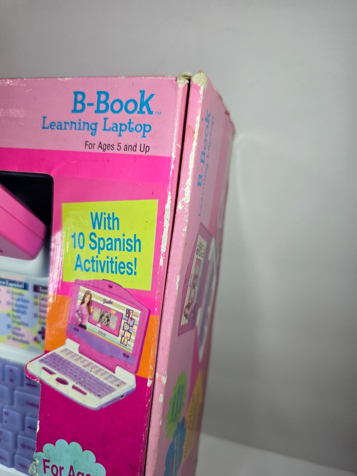 Barbie B-Book Learning Laptop Mattel 60 Games & Activities Y2K Toy 2003 – NIB