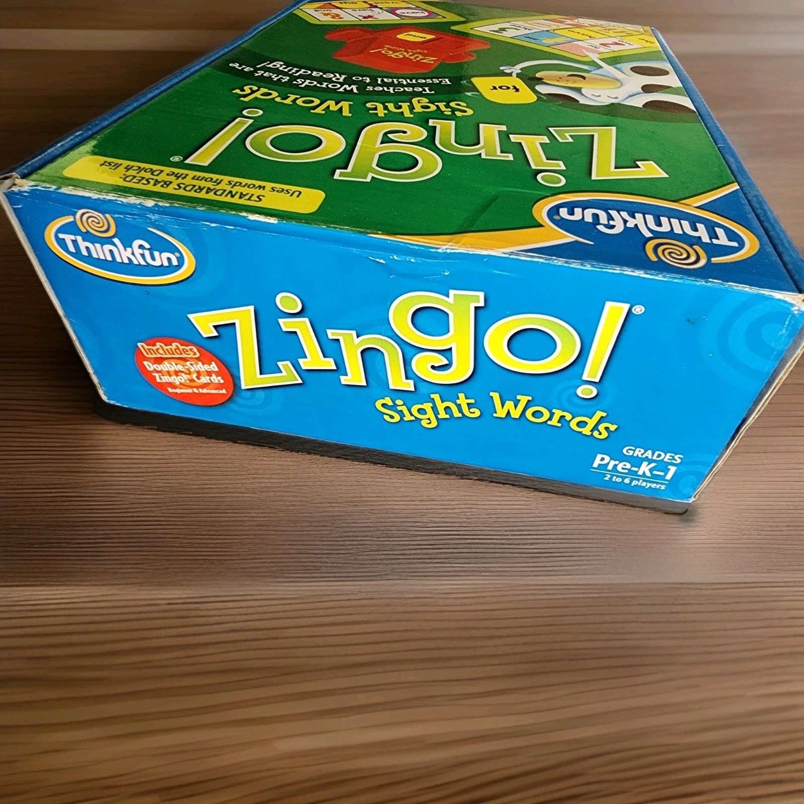 Zingo! Sight Words Essential Reading Words for Pre-K-1 Grades Game Ages 3