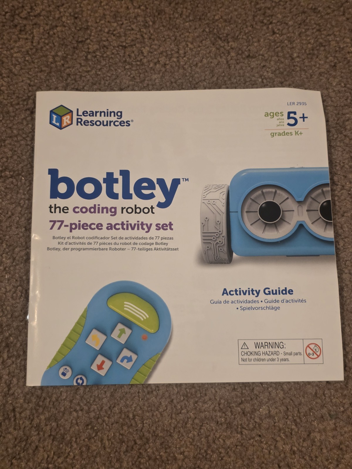 Learning Resources Botley The Coding Robot Activity Set LER2935 Complete Works!