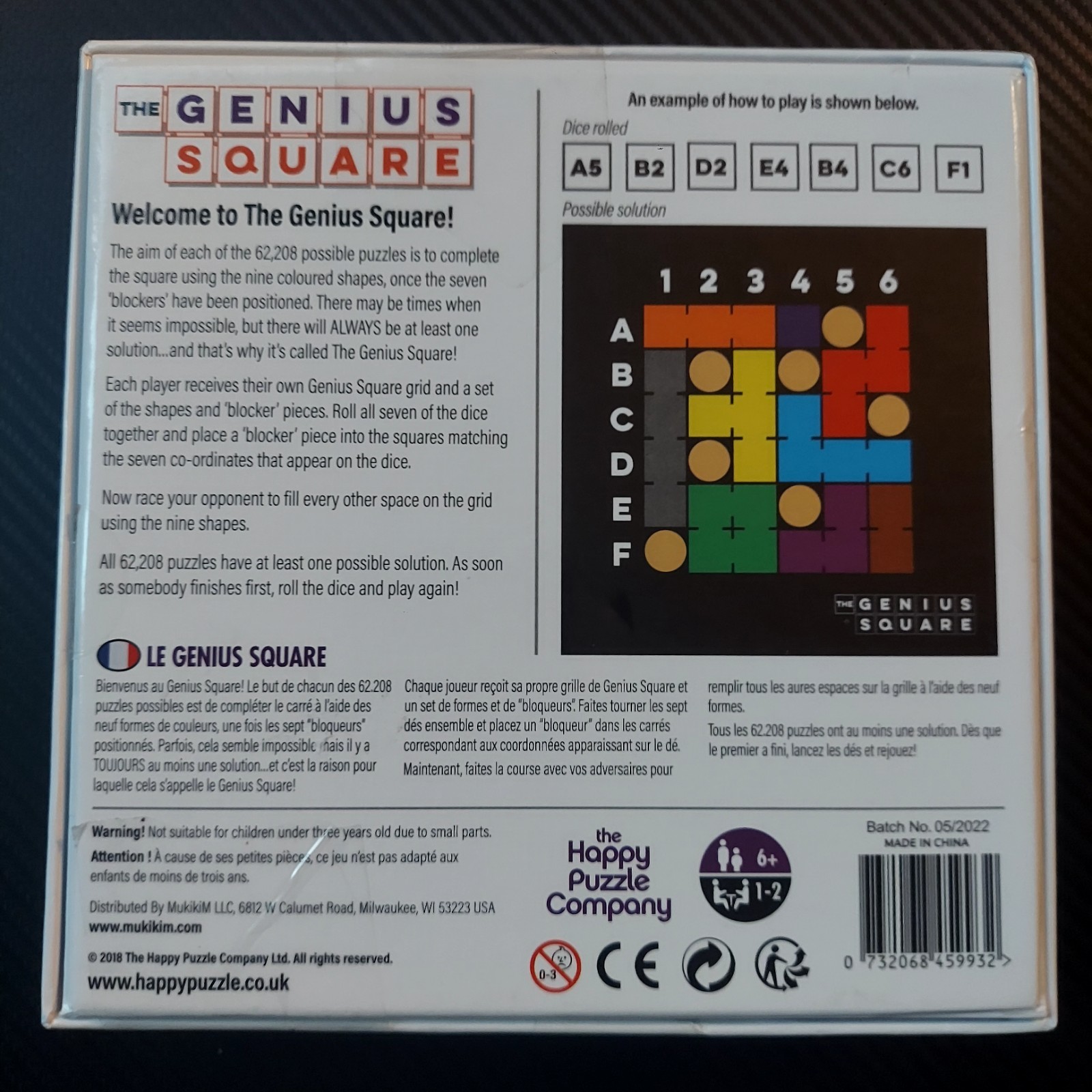 The Genius Square – STEM Puzzle Game! Game of the Year Nominee! 62208 Solutions