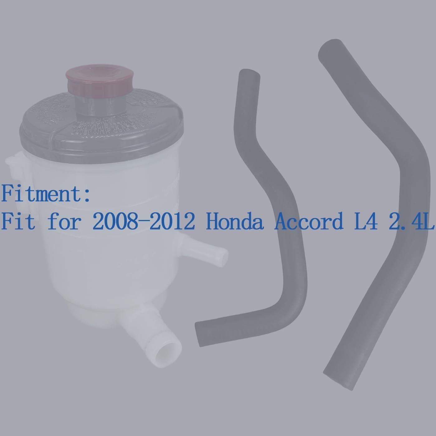Power Steering Reservoir Tank with Suction & Return Hose Fit for 2008-2012 Honda