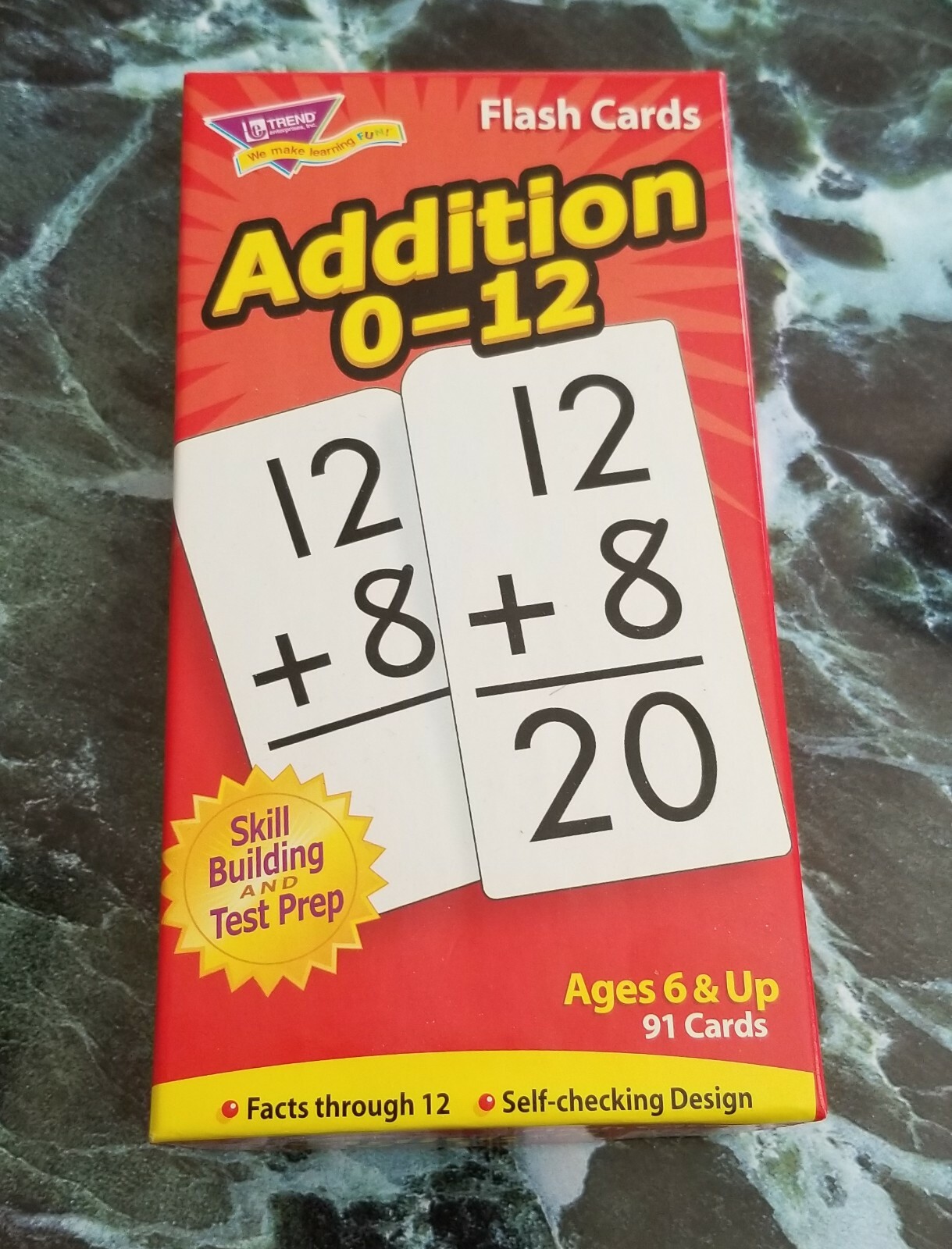 Trend Flash Cards – 90+ Cards Per Box, Money, Time, Add, Subtract – Skill Build