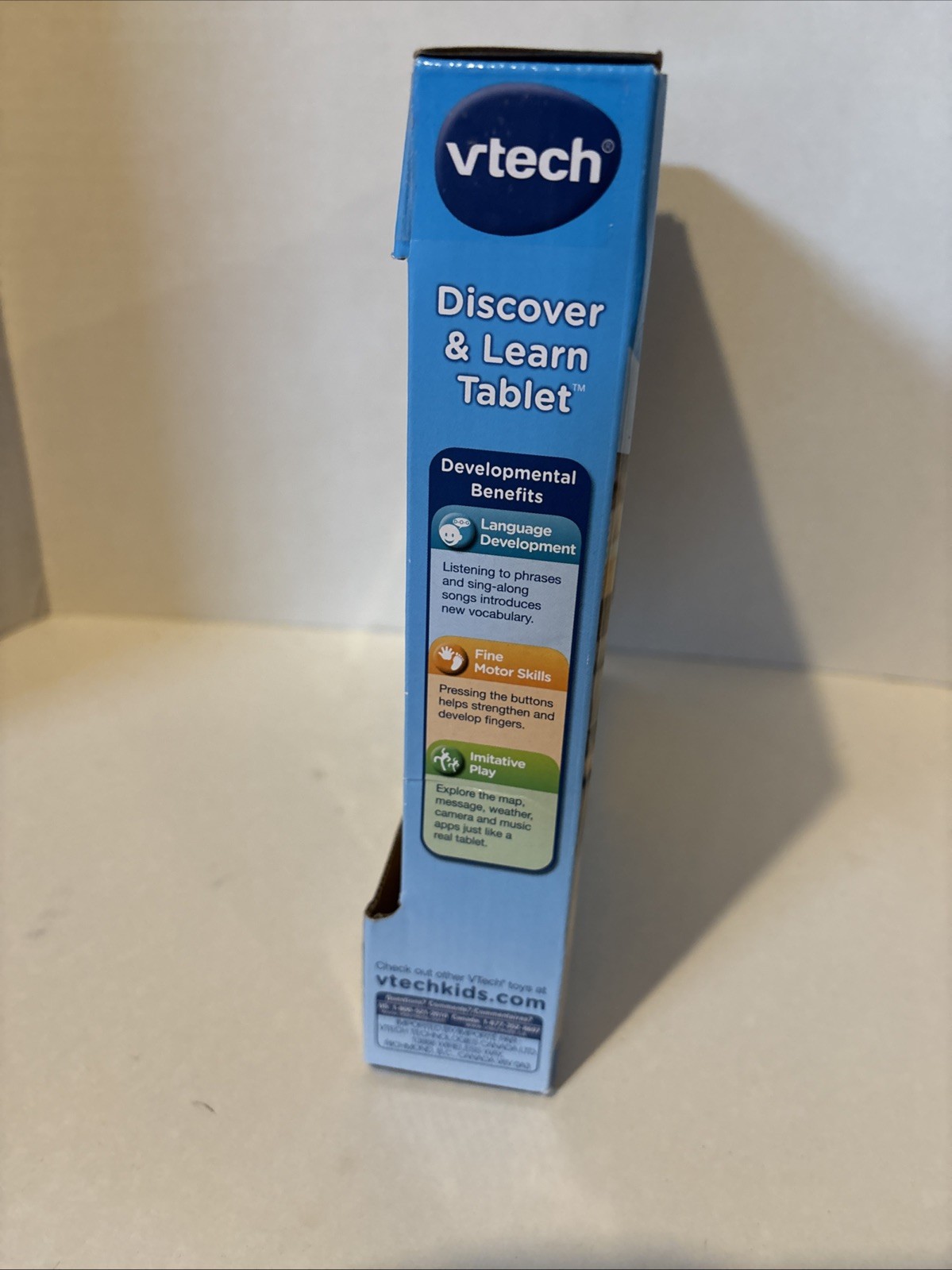 VTech Discover & Learn Tablet 12 Learning Apps 90+ Sounds Bilingual 9-36 Months