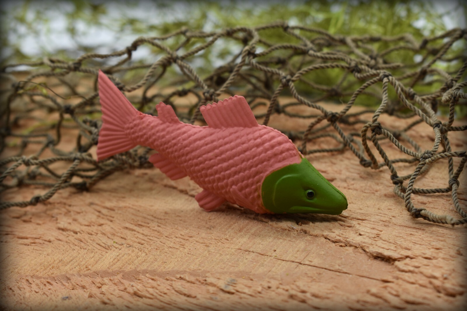 Plastic Sockeye Salmon 3 1/4-inch toy fish – F429 B8