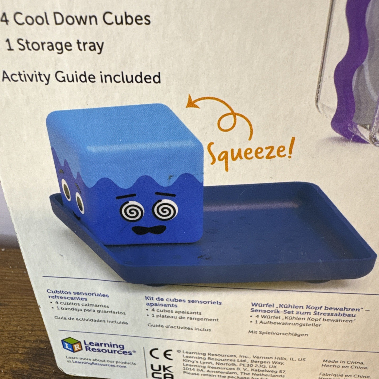 Learning Resources Cool Down Cubes Sensory Fidget Set, Fidgets for Kids New