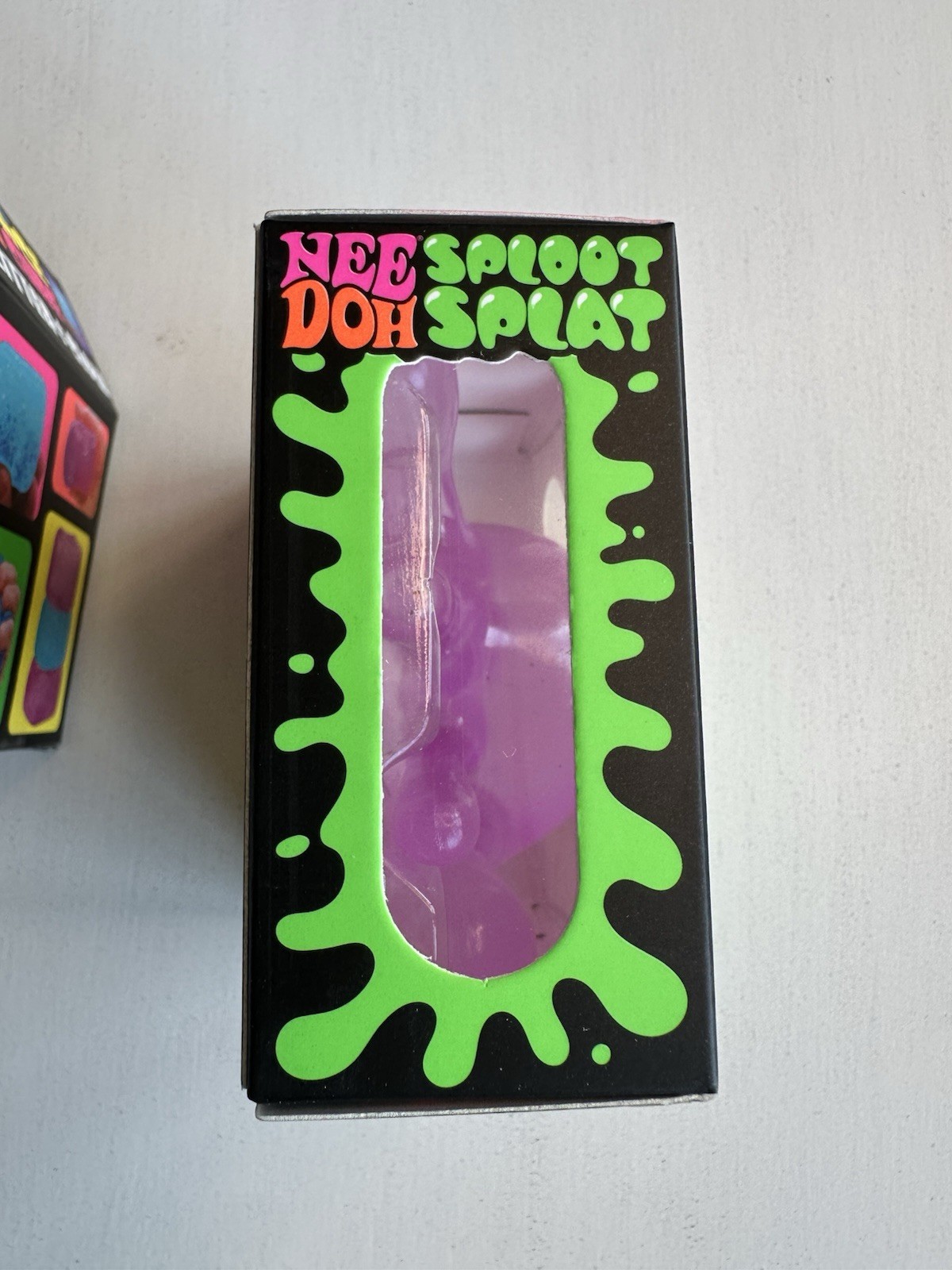 Rare NeeDoh Squishy Lot of 4 Authentic Color Change Fuzz Ball Nice Cube Splat