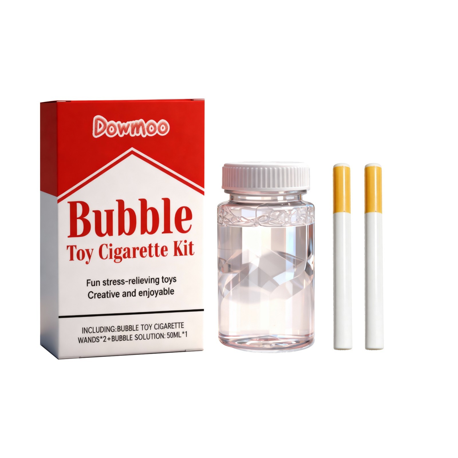 Bubble Toy Cigarette, Stress Relief Toy Fake Bubbles Smoke Cigarettes – New Pack