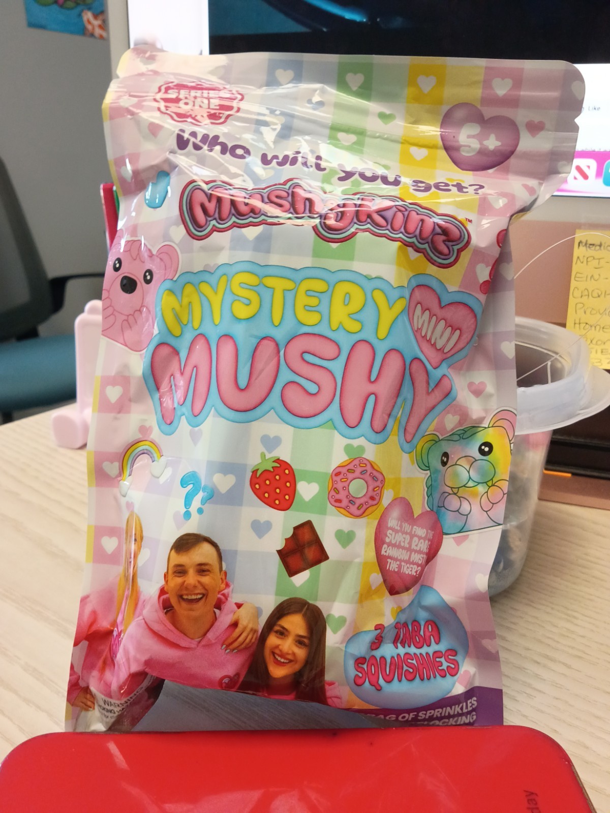 Series One Mushykinz Mystery Series 1 Sealed Pack of 3 Brand New Unopened