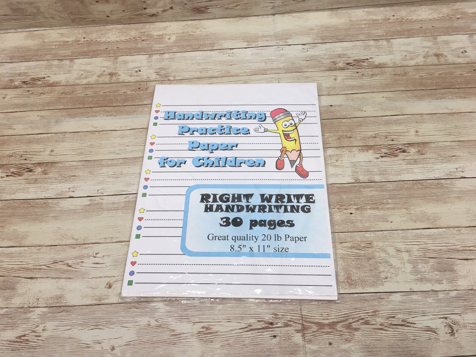 RightWrite Handwriting – Handwriting Practice Paper For Children – 30 Sheets